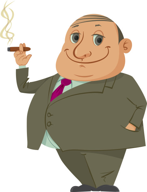 男人抽雪茄图片下载