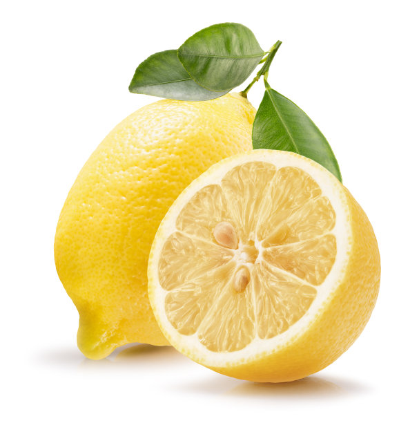 孤立在白色背景上的柠檬图片下载