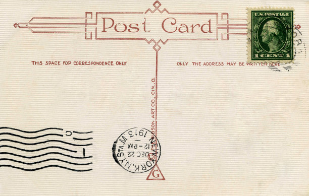 老式明信片图片下载