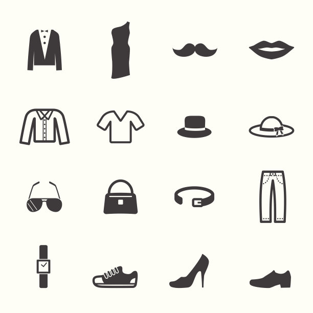时尚和配饰图标图片下载