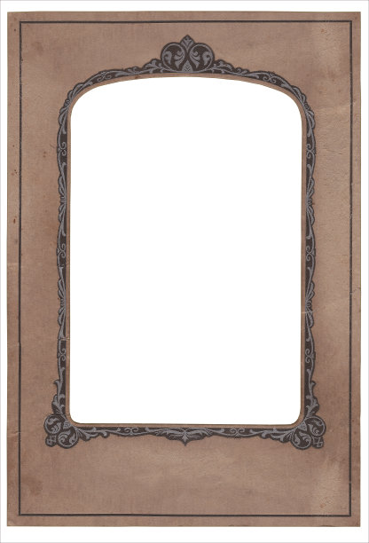 复古的装饰艺术照片纸板图片下载