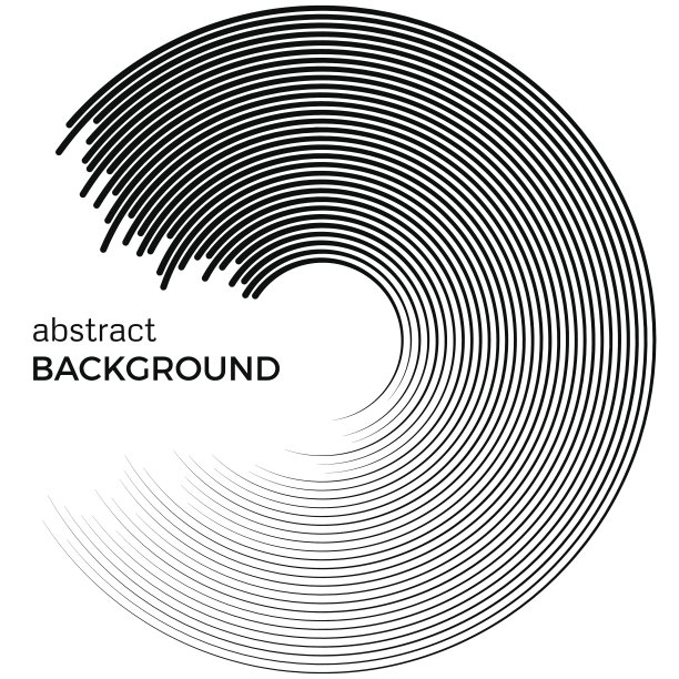 抽象的背景与线条。素材图片