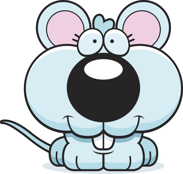 卡通鼠标微笑图片下载