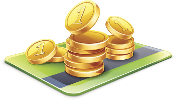 带有硬币的信用卡图片下载