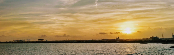 佛罗里达劳德代尔堡的日落图片下载