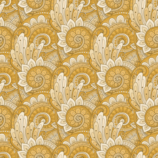 矢量无缝花型素材图片