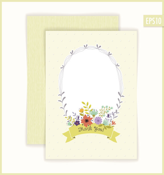 谢谢矢量卡图片下载