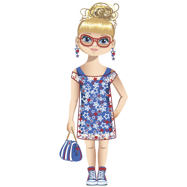 夏天女孩时尚图片下载