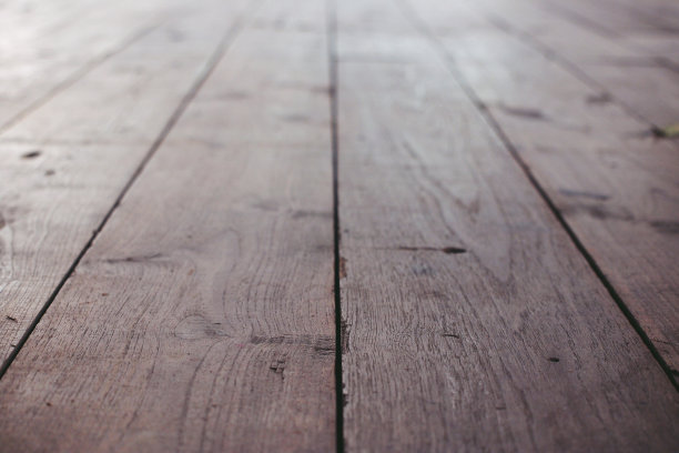 条纹木地板选择性聚焦纹理背景图片下载