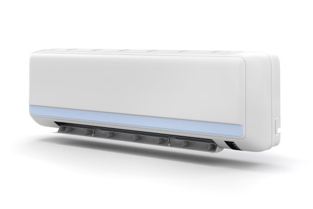 白色背景上的3d空调图片下载