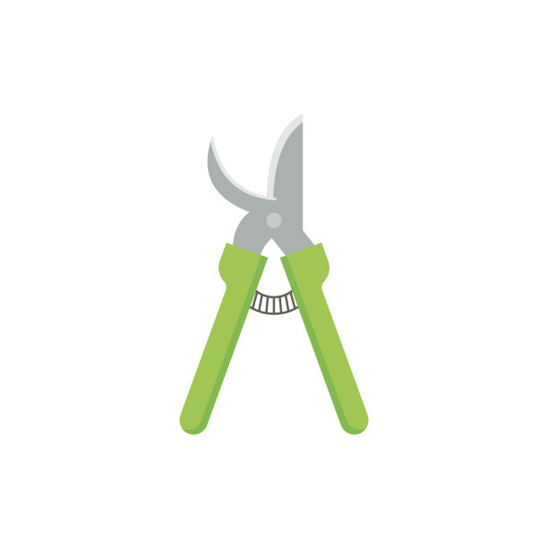 花园修剪工具图标。简单的矢量图标。图片下载