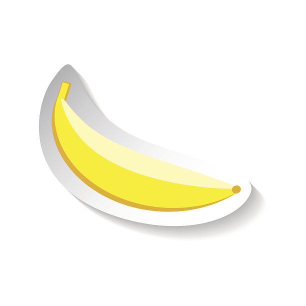 香蕉载体插图孤立在白色背景。F图片下载