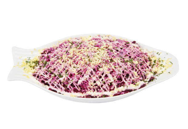 俄罗斯传统鲱鱼沙拉图片下载