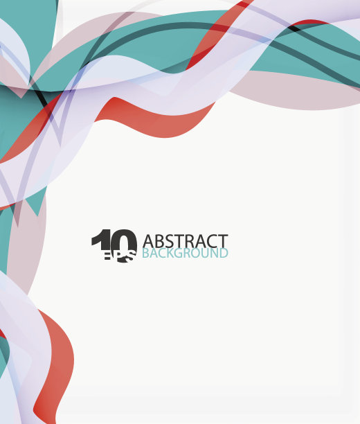 矢量波线抽象背景素材图片