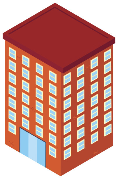 办公大楼3D设计图片下载