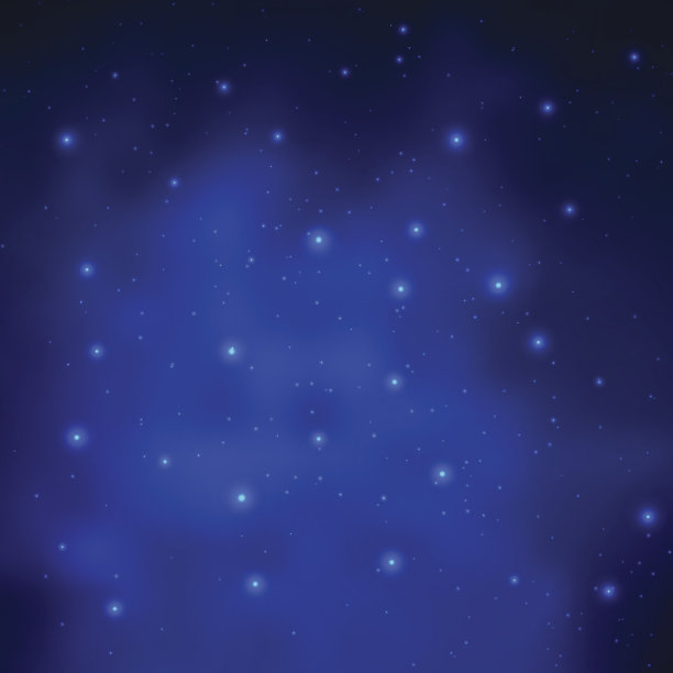 带有夜空和星星的抽象矢量背景图片下载