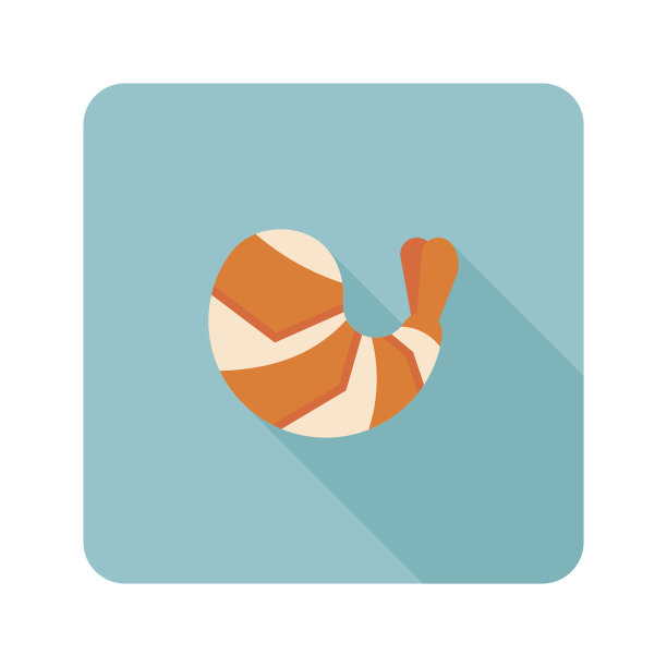 虾图标，平面设计图片下载