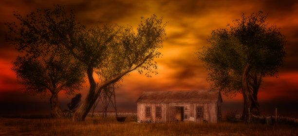 在空地上的房子图片下载