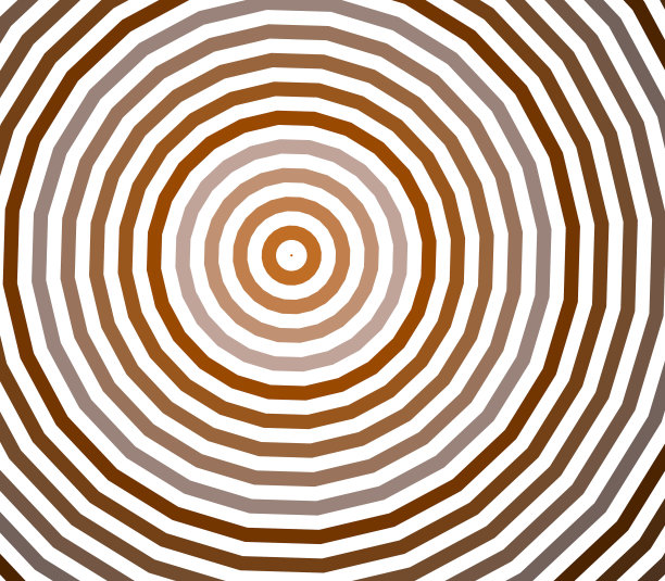 环形的彩色阴影在白色孤立的背景图片下载