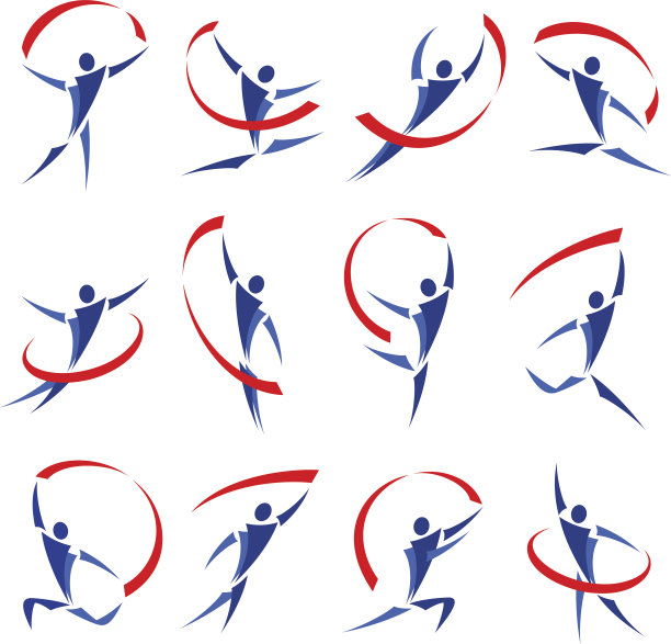 人物抽象图标集合图片下载