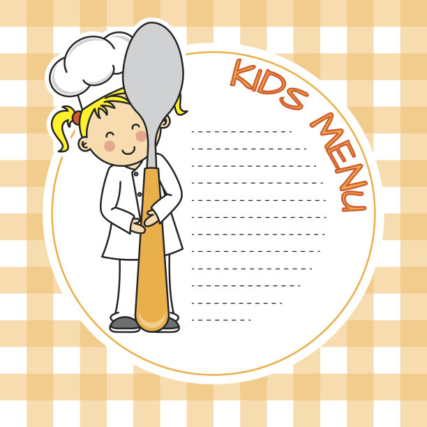 孩子的菜单图片下载