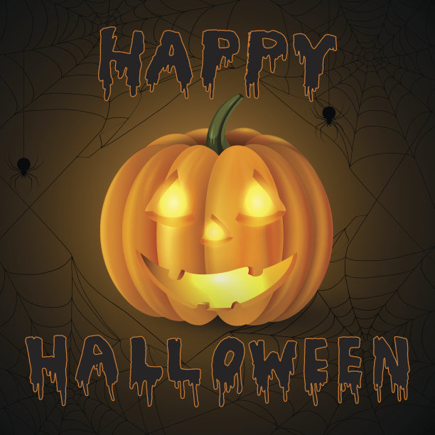 可怕的杰克O灯笼万圣节南瓜图片下载