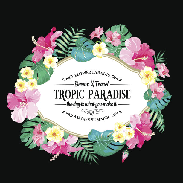 美丽的花环。图片下载