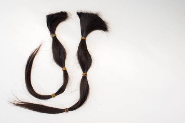 马尾黑色头发剪捐赠图片下载