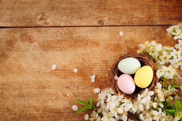 复活节篮子素材图片