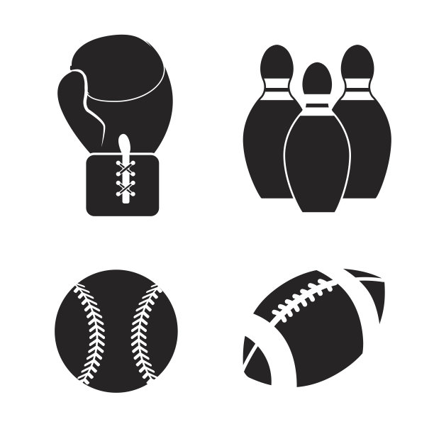 轮廓运动游戏的背景图标图片下载