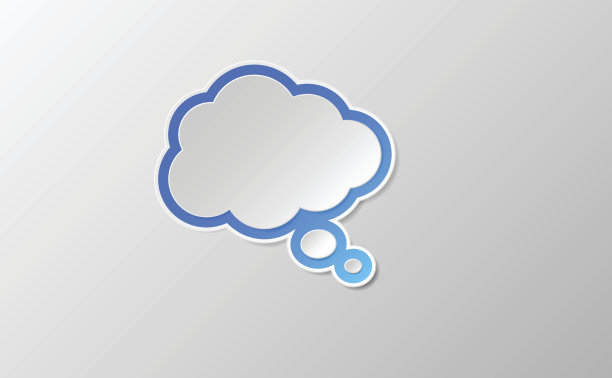 矢量漫画思考图标图片下载