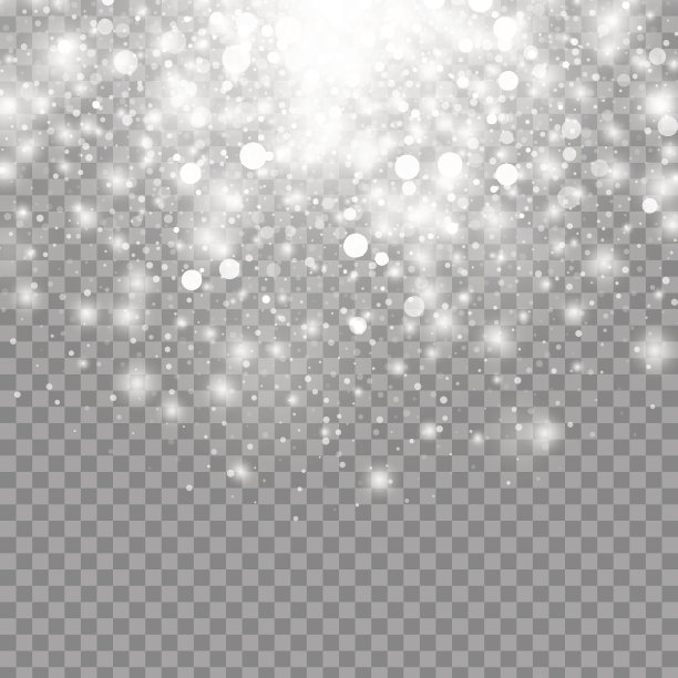 矢量魔术白色辉光效果素材图片