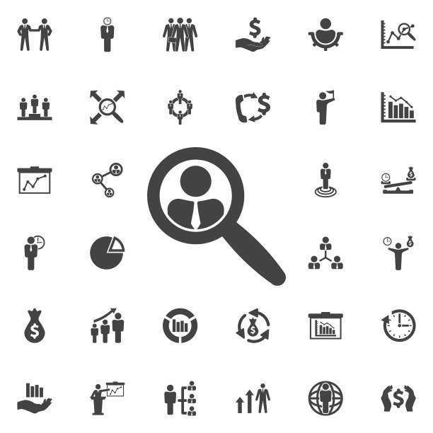 搜索候选人图标。图片下载