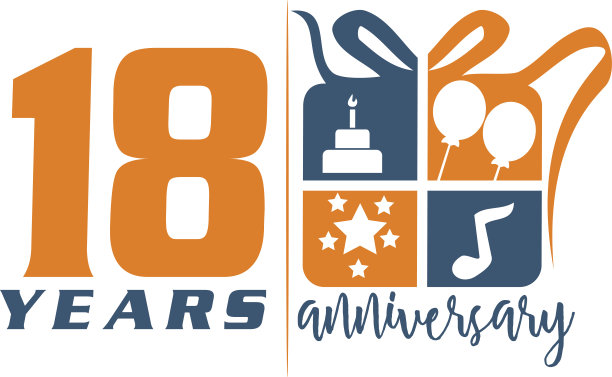 18年礼盒丝带周年纪念图片下载