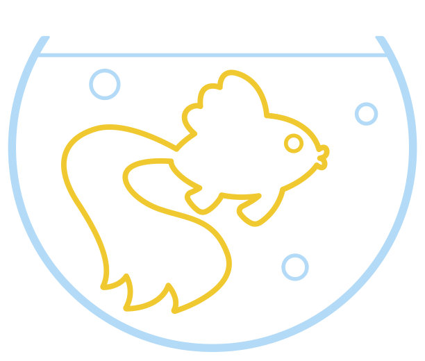 轮廓金鱼图片下载