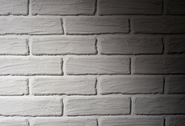 白色砖墙，光影效果，抽象背景照片图片下载