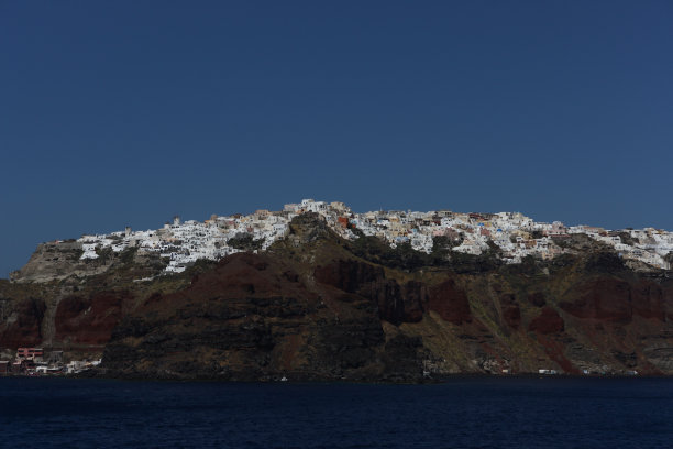 美丽的圣托里尼岛图片下载