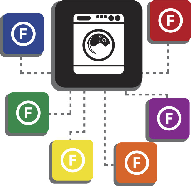 石油溶剂仅国际洗衣指令单一图标图片下载