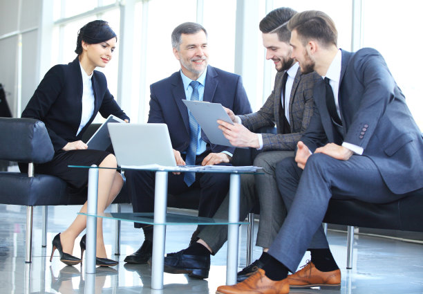 商务人士会议会议讨论企业概念。图片下载