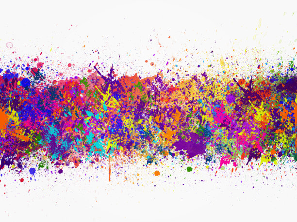 抽象艺术水彩飞溅背景图片下载