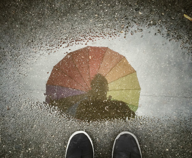 彩虹反射图片下载