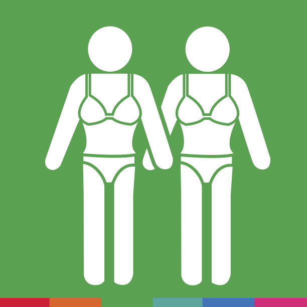 泳装人物图标插图设计图片下载