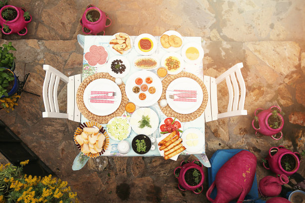 早餐桌上图片下载