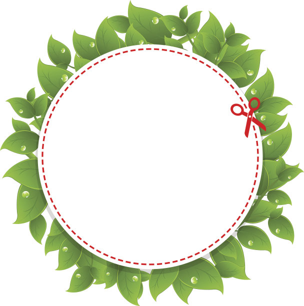 绿叶公告券图片下载