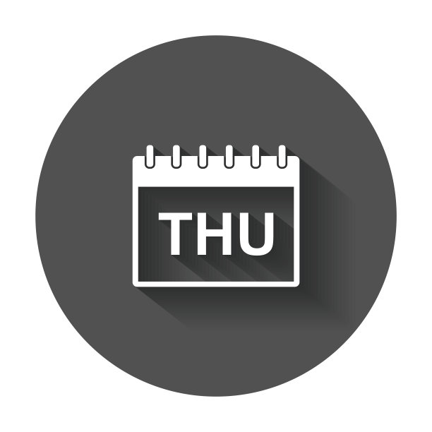 星期四日历页图标图片下载