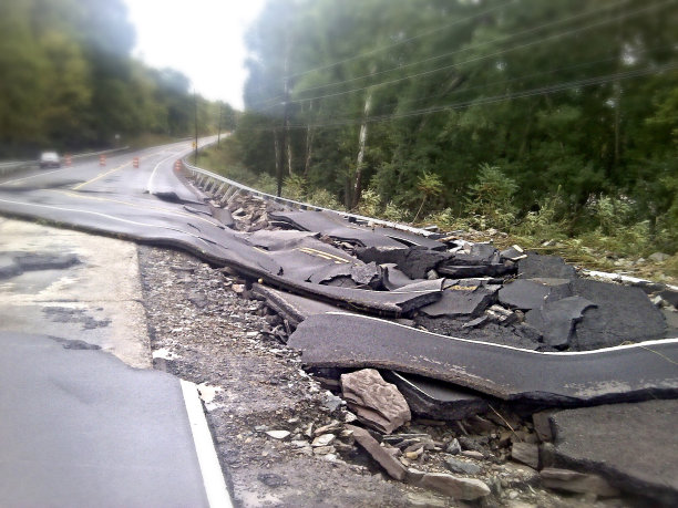 冲毁了道路图片下载