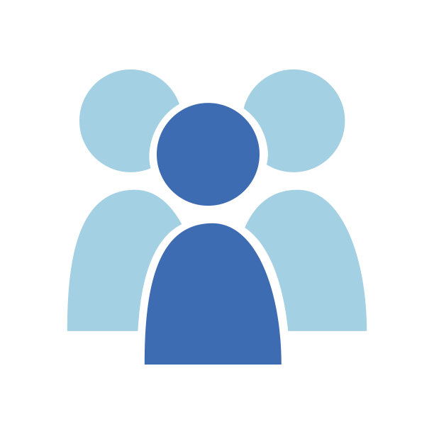 团队剪影孤立图标图片下载