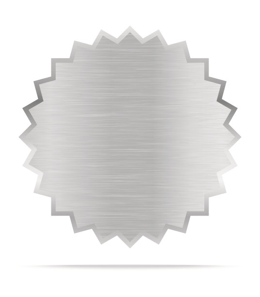 矢量金属铭牌或金属标签图片下载