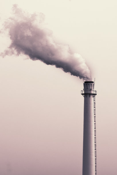 工业烟囱，工厂通风口，复古风格的图像处理图片下载