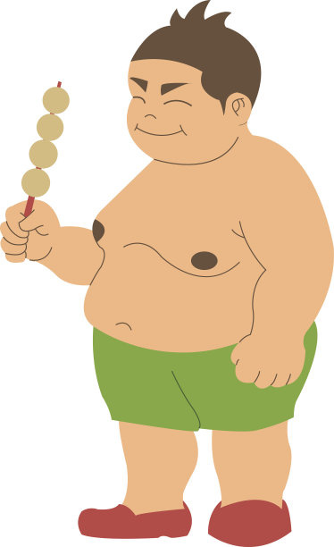 吃肉丸子的胖子图片下载